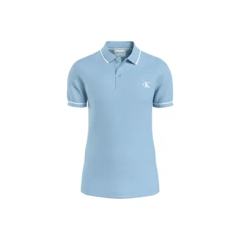 Calvin Klein Logo embroidered Piqué Polo Shirt