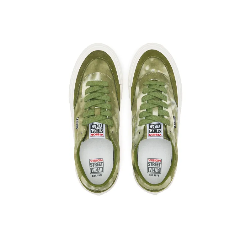Vision Street Wear Flat Top Low Top Skateboard Shoes Unisex Forest Green-3