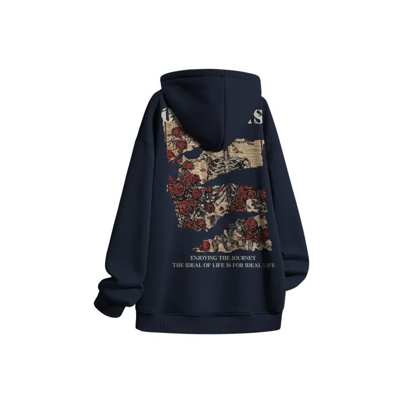 Small Columns Under The Sea Hoodie Unisex-2