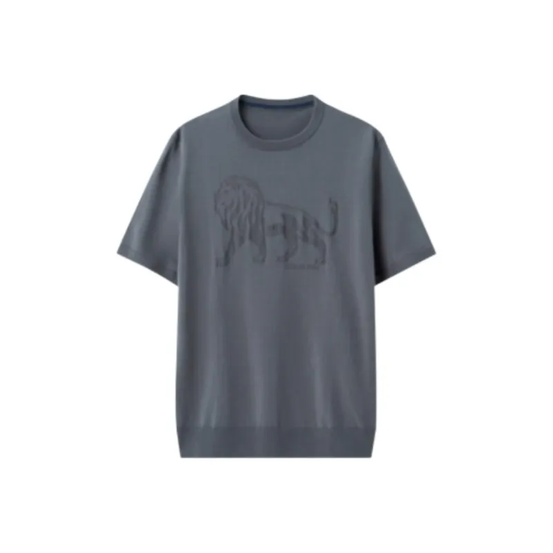 GOLDLION Regular T Shirt Men's Gray-0