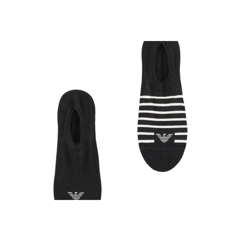 EMPORIO ARMANI No Show Socks Women's 2 Pack-3
