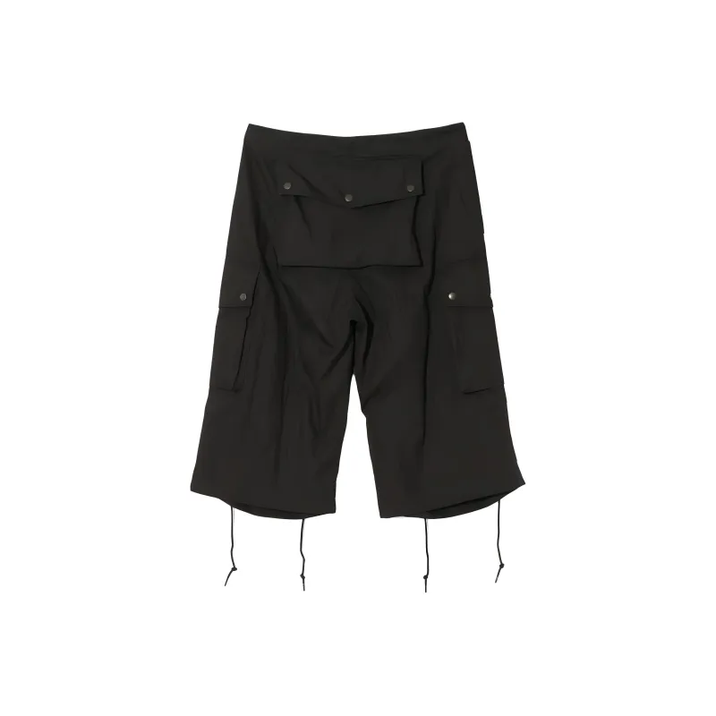 Needles SS25 Cargo Shorts Unisex Black-1