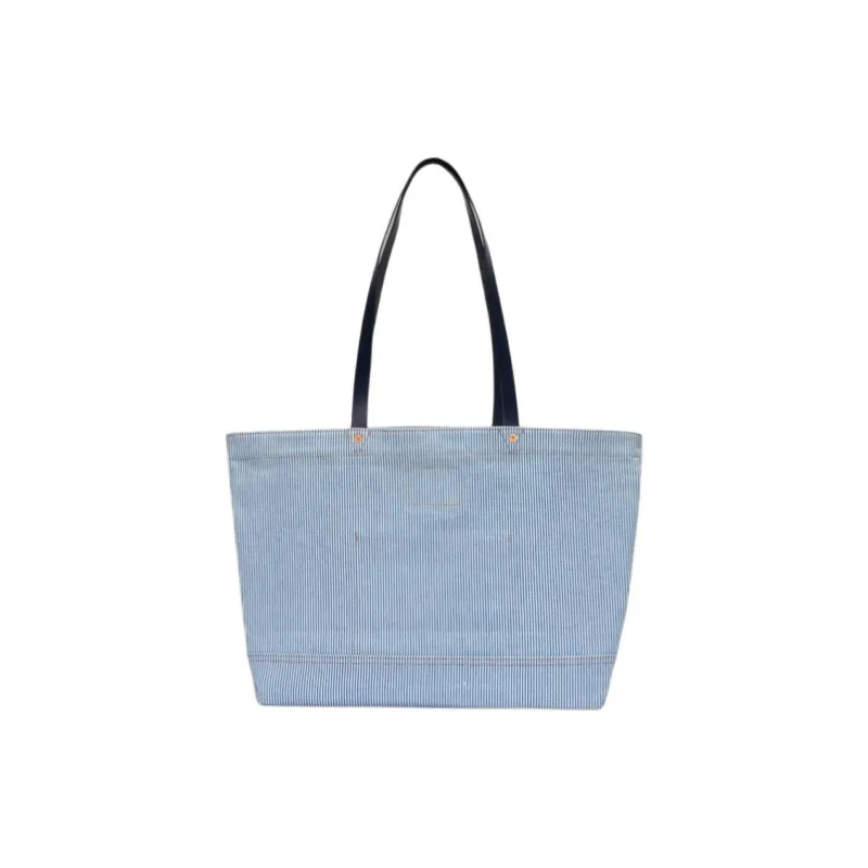 Levi's Denim Tote Bag, Shopping Bag, Shoulder Bag, Handbag Women's Blue White-1