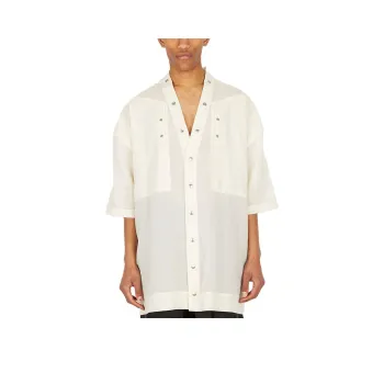 RICK OWENS Shirts Men Ecru