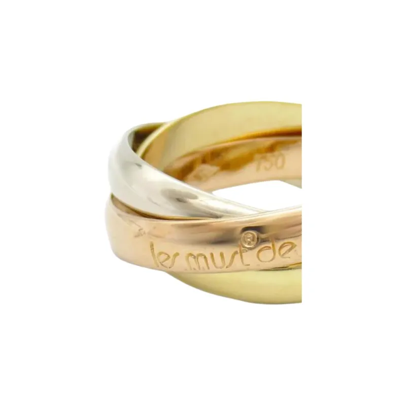 Cartier 2010s 18k Gold Trinity Ring-2