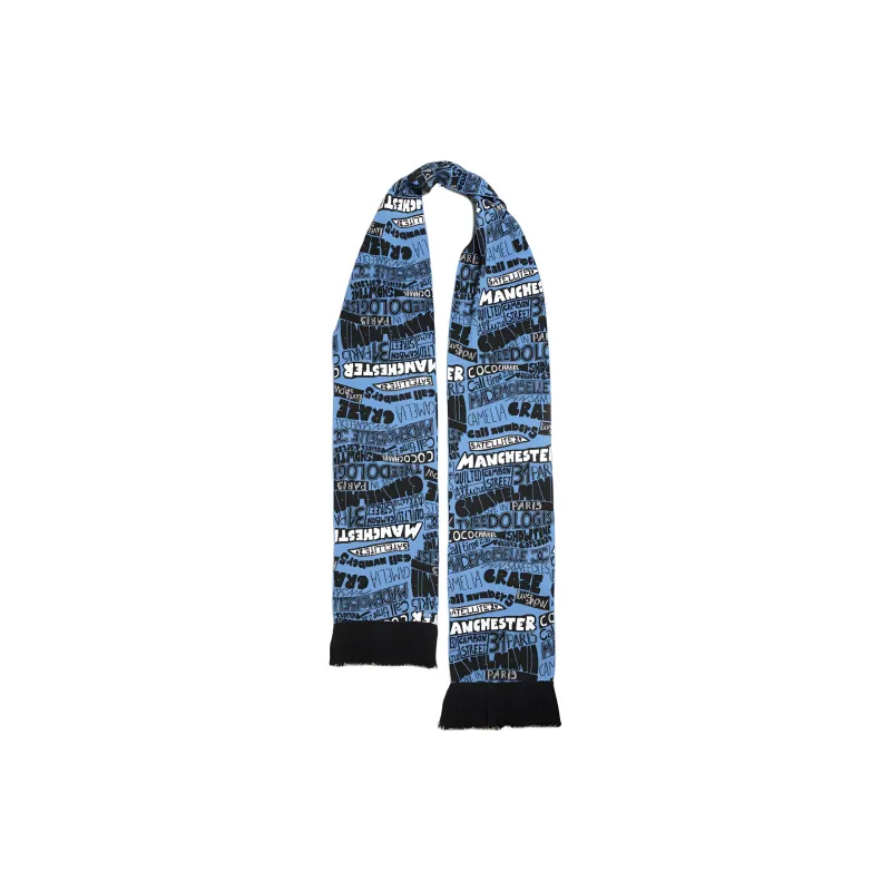 CHANEL Pre Owned 1986 1988 Logo jacquard Scarf-1