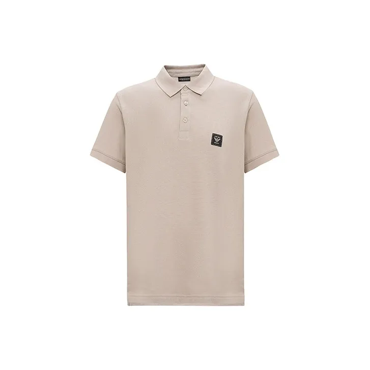 EMPORIO ARMANI SS24 Polo Shirt Men's Pearl Gray-0