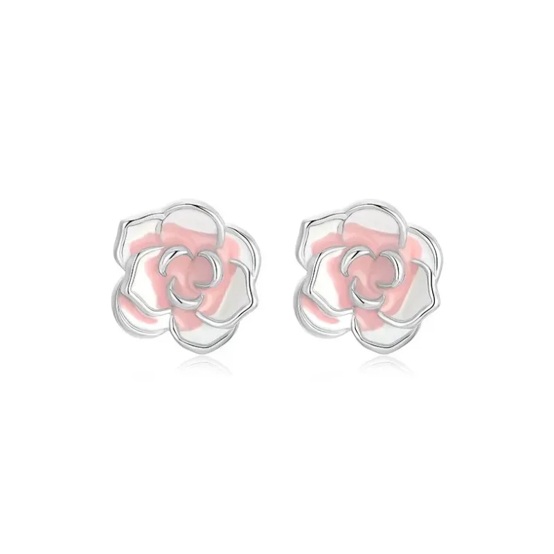 QUIET LOVE S925 Silver Stud Earrings Women's-0