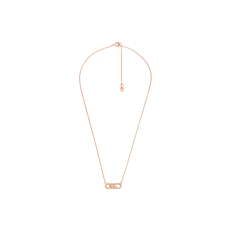 MICHAEL KORS Sterling Silver Necklaces Unisex Rose Gold-1