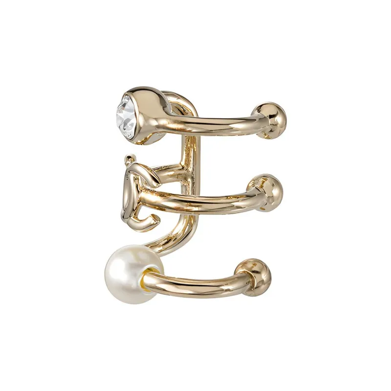 CHANEL 22c Early Spring Earrings Women's Gold-1