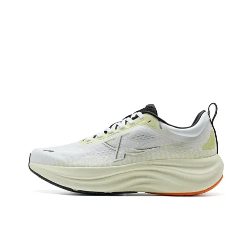 XTEP Qingyun LITE Abrasion Resistant Slip Resistant Low Top Casual Running Shoes Men's White Green