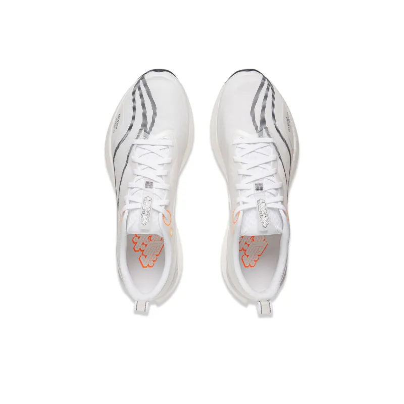 LiNing Red Hare 8PRO Slip Resistant And Abrasion Resistant Coverage Low Top Training Racing Running Shoes Men's White-3