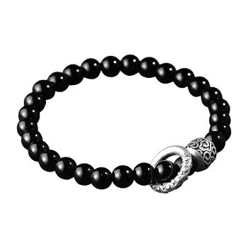 MAGICPOLE Obsidian Bracelets Men's