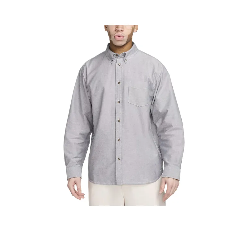 Nike Life Men's Long Sleeve Oxford Button Down Shirt-0