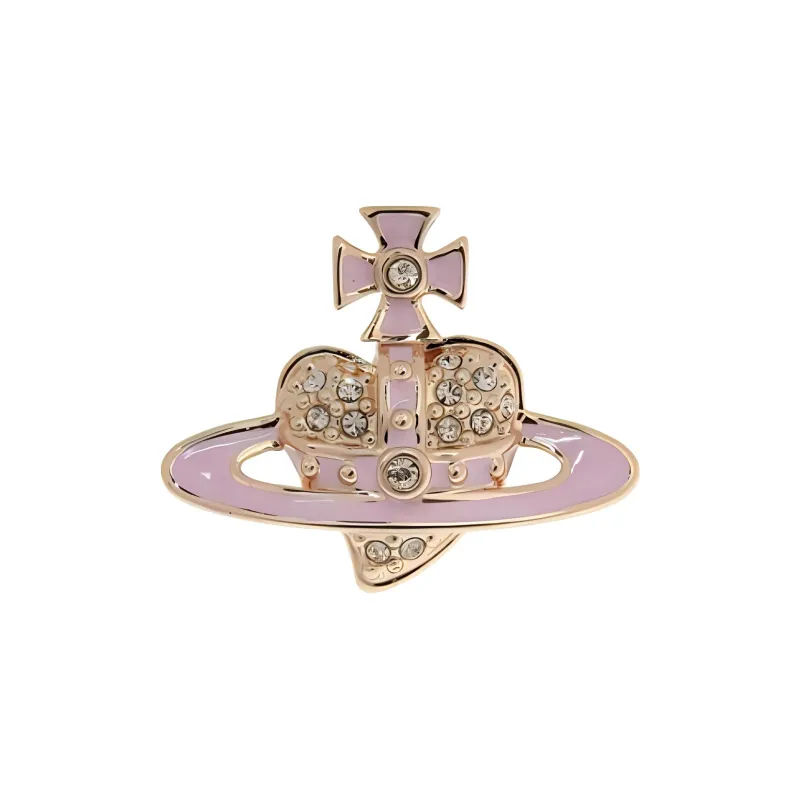 Vivienne Westwood Brass Earrings Unisex Pink-1