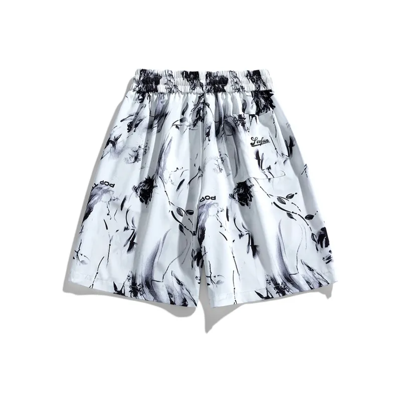 7 SEVFUN Casual Shorts Unisex Ink Wash-1