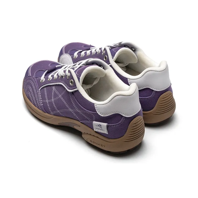 Mule Donkey Lightweight Height Increasing Low Top Casual Shoes Unisex Grape Purple-6