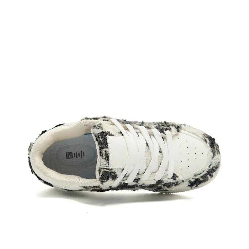 Circle Small Coverage Abrasion Resistant Lightweight Low Top Skateboard Shoes Unisex-16