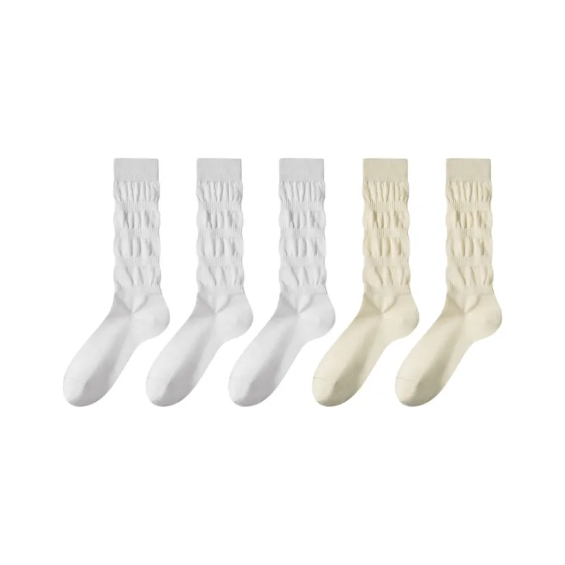 JIAZINI Mid Calf Socks Women's 5 Pack-12