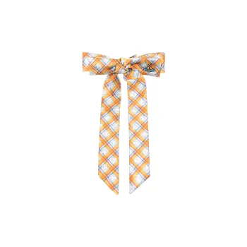 Vivienne Westwood Check Orb Hair Clip
