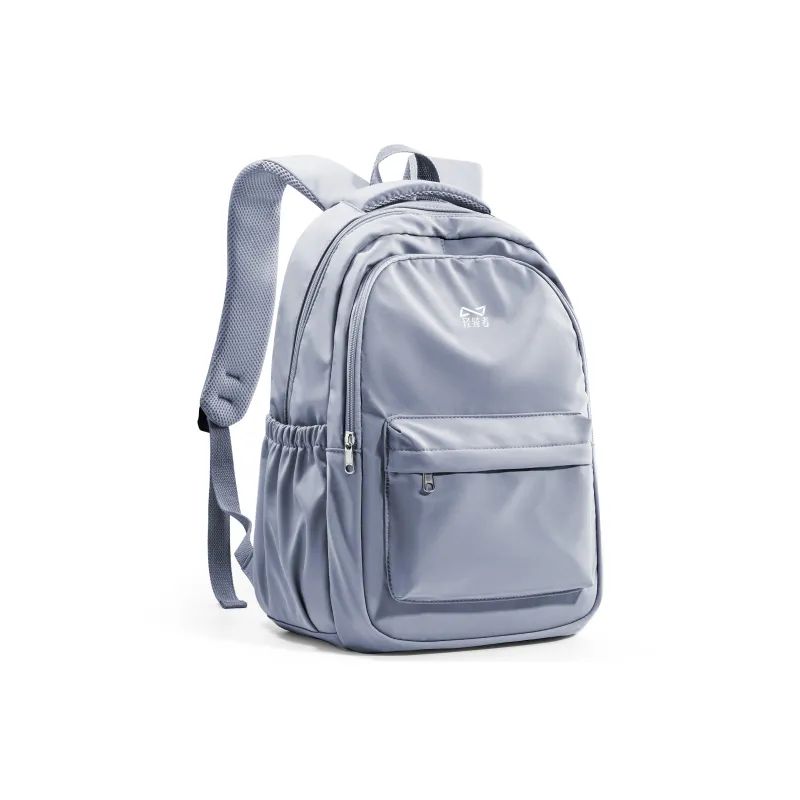 KEYSTREET Fabric Backpack Unisex Ecru/Classic Black/Haze Blue/Mint Green-14