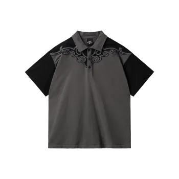 PILOTDRAGON Polo Shirts Unisex Gray