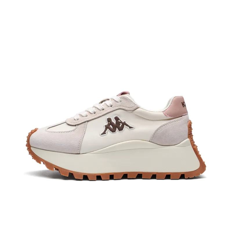 Kappa Anti Slip And Wear Resistant, Increase Height And Lightweight Low Top Running Shoes Women's Brown-0