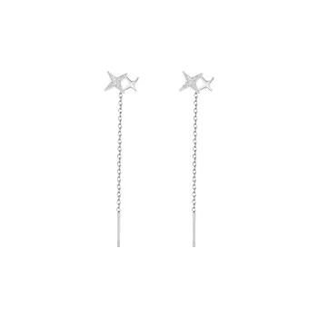 KiNGZiT S925 Silver Drop Earrings Women's