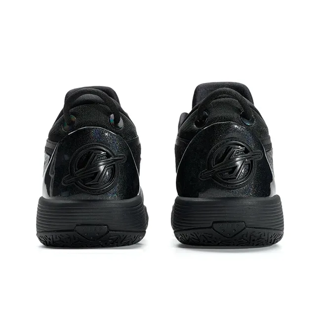 XTEP Cushioning, Slip Resistant, And Abrasion Resistant Low Top Basketball Shoes Men's Black Sun Red-4
