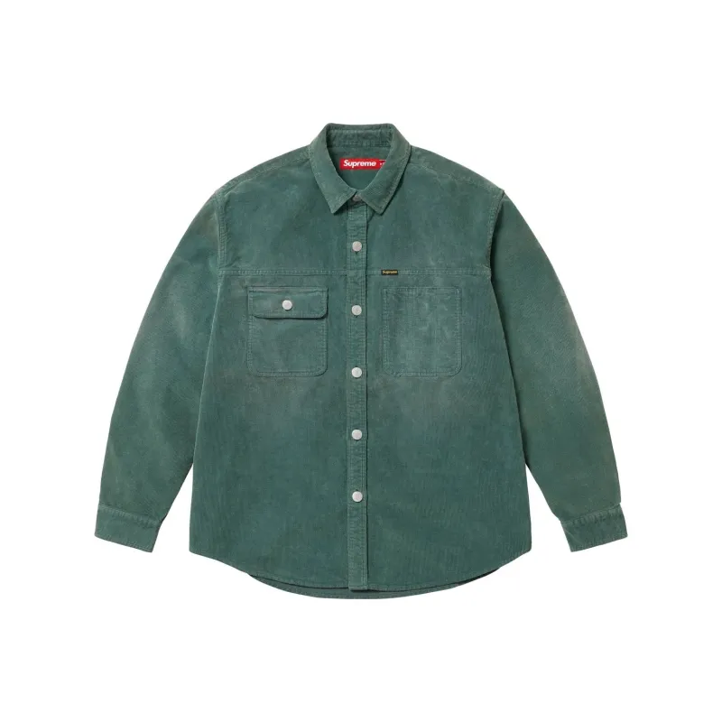 Supreme Washed Corduroy Shirt-0