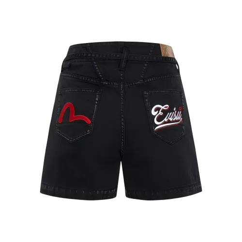 EVISU Denim Shorts Women's Black