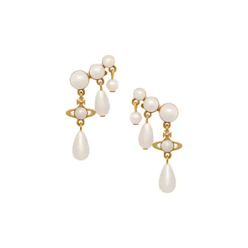 Vivienne Westwood Beaded Drop Earrings