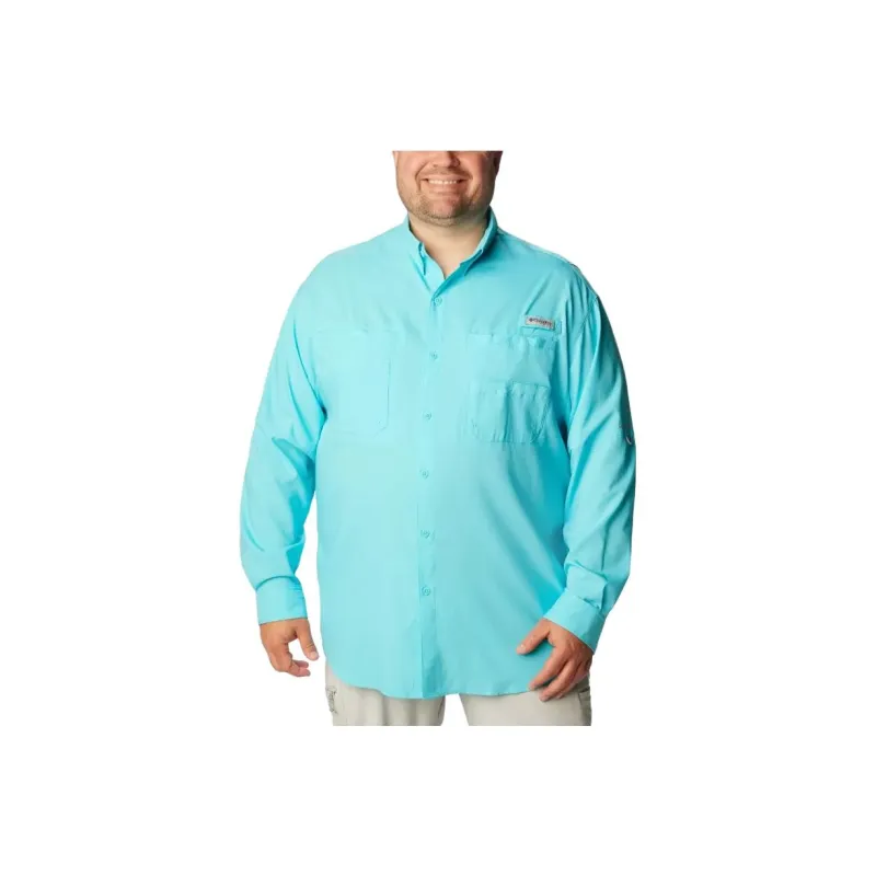 Columbia PFG Tamiami Shirts Men Blue-0
