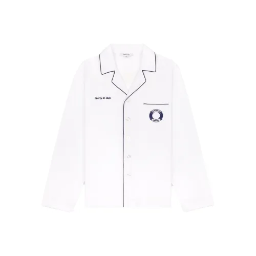 SPORTY & RICH Hotel Du Cap-Eden-Roc SS23 Co-branded Series Shirts Unisex White