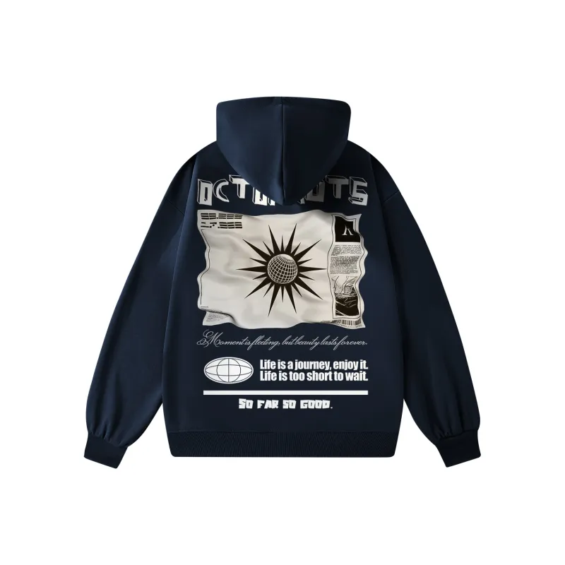 Small Columns Under The Sea Hoodie Unisex-2
