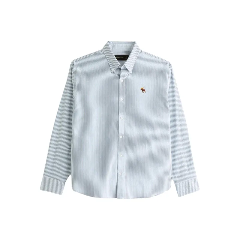 Abercrombie＆Fitch Shirt Men's Sky Blue-0