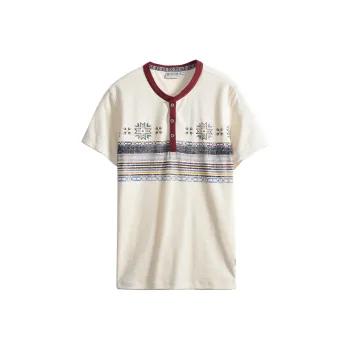 MCS T Shirts Men Beige