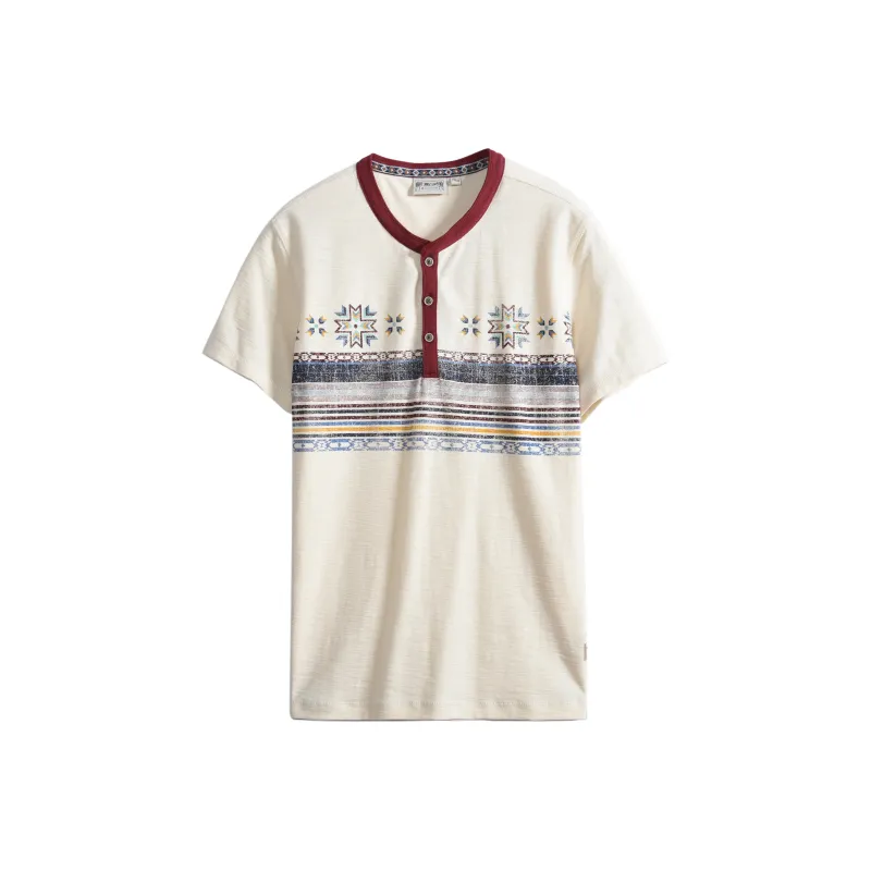 MCS T Shirts Men Beige-0