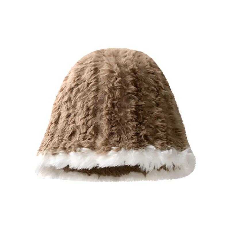 JEANSWEST Plush Yarn Bucket Hats Unisex-3