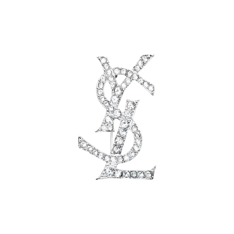 SAINT LAURENT Pre Owned Ysl Brooch-2