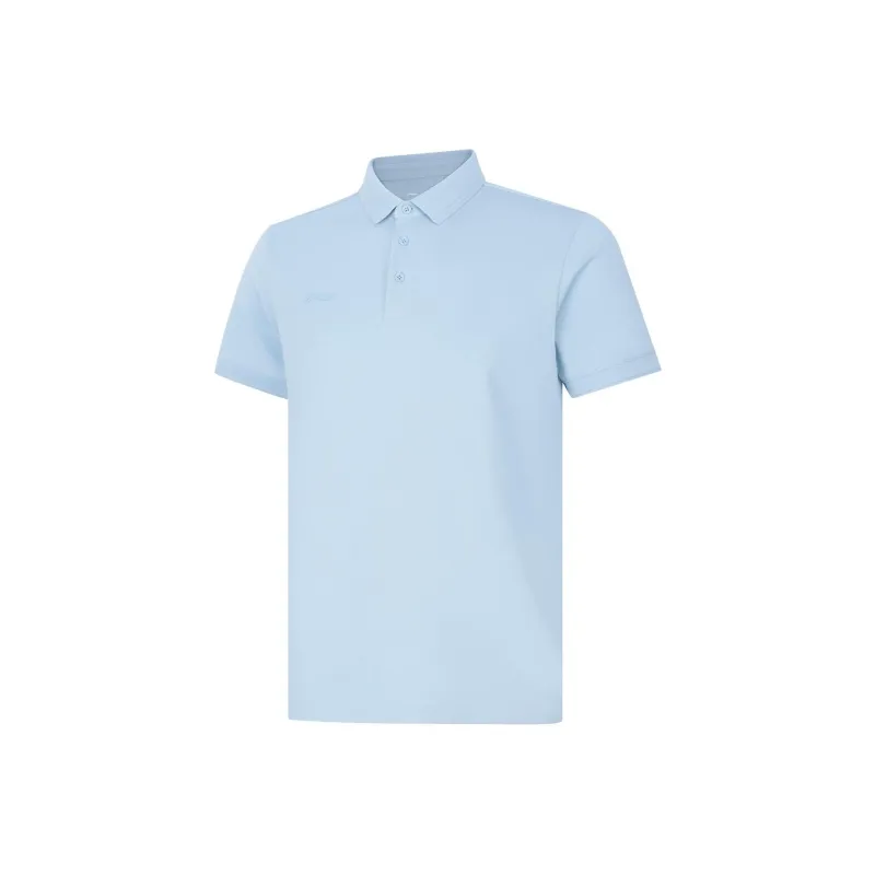 LiNing Polo Shirt Men's Clear Sky Blue-0