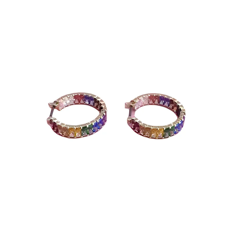 Swarovski Alloy Earrings Women's Multicolor-1