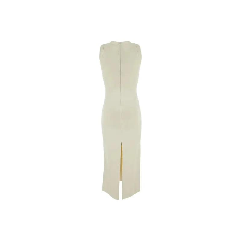 MaxMara Sleeveless Dress Women's Beige-1