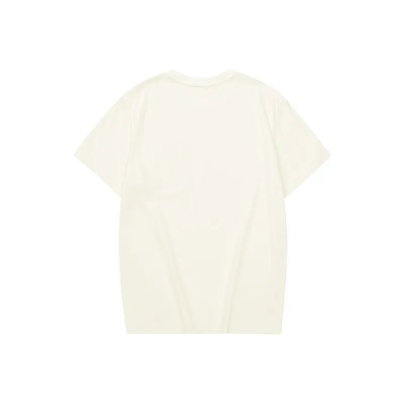Skechers Mountain And Wild Outdoor Series T Shirt Unisex Cream Beige White 00NA-1
