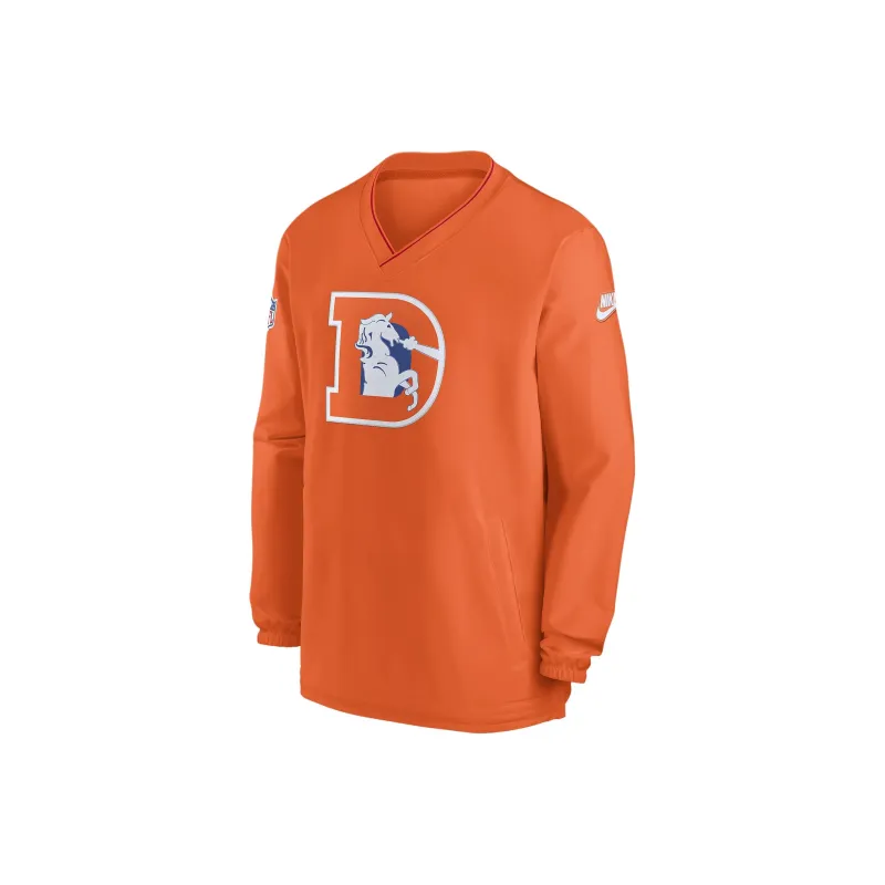 Nike Denver Broncos Logo Men's Nike Nfl Long Sleeve Windshirt-0