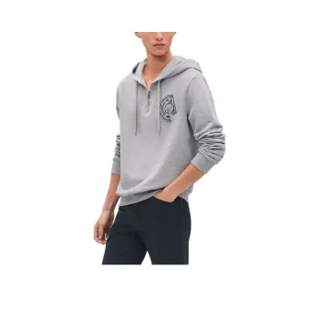 HERMES Sweatshirt Men's Light Gray