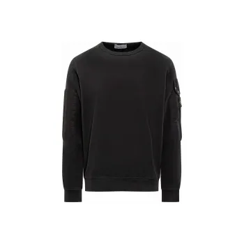 STONE ISLAND Logo Patch Crewneck Sweatshirt