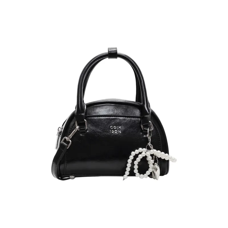 Yalu PU One Shoulder Handbag Women's Black/White/Pink/Blue-1