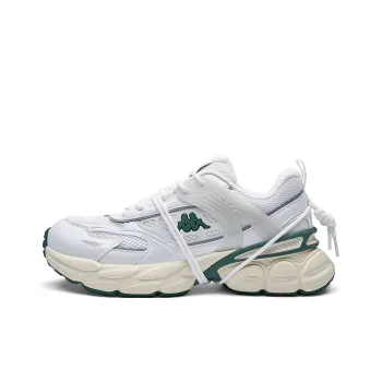 Kappa Back to Back Anti Slip Wear Resistant Low Top Chunky Sneakers Unisex White