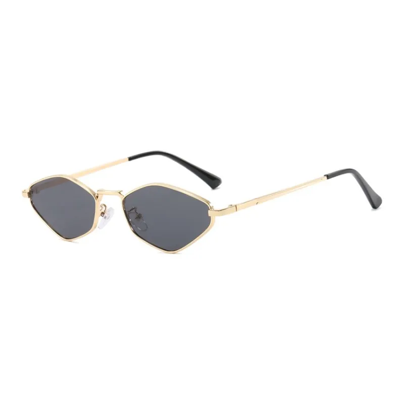 VERENA REINE PC Metal Irregular Shape Sunglasses Unisex-0